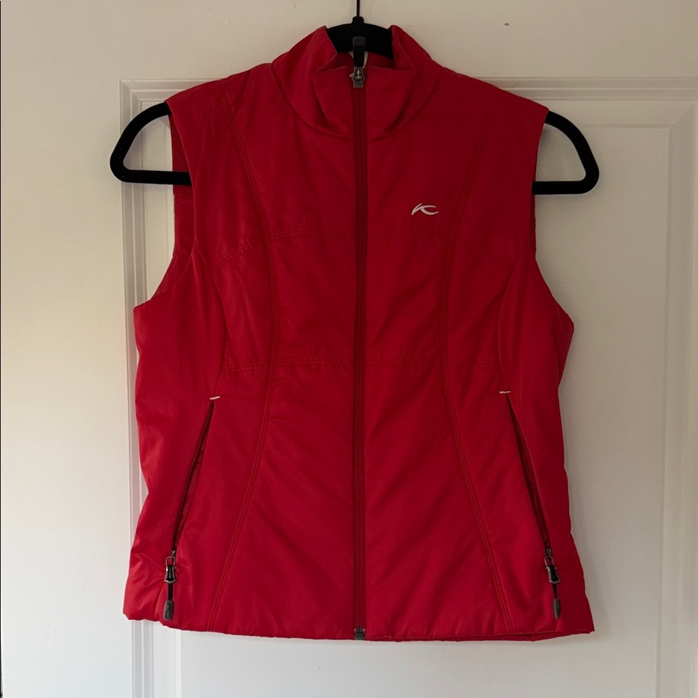 KJUS Red Ski Vest, Size 34 (XS—S)